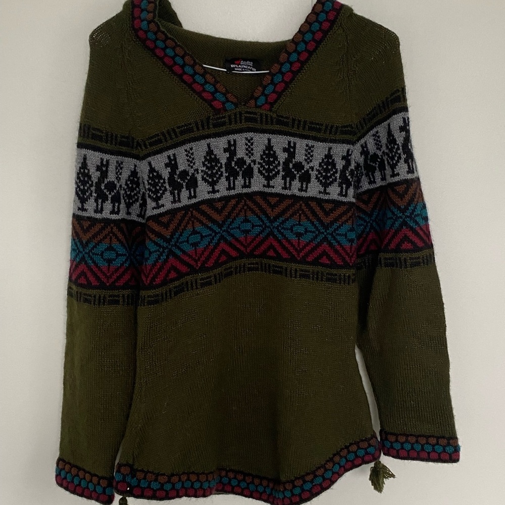 Genuine 100% Alpaca Wool Sweater
